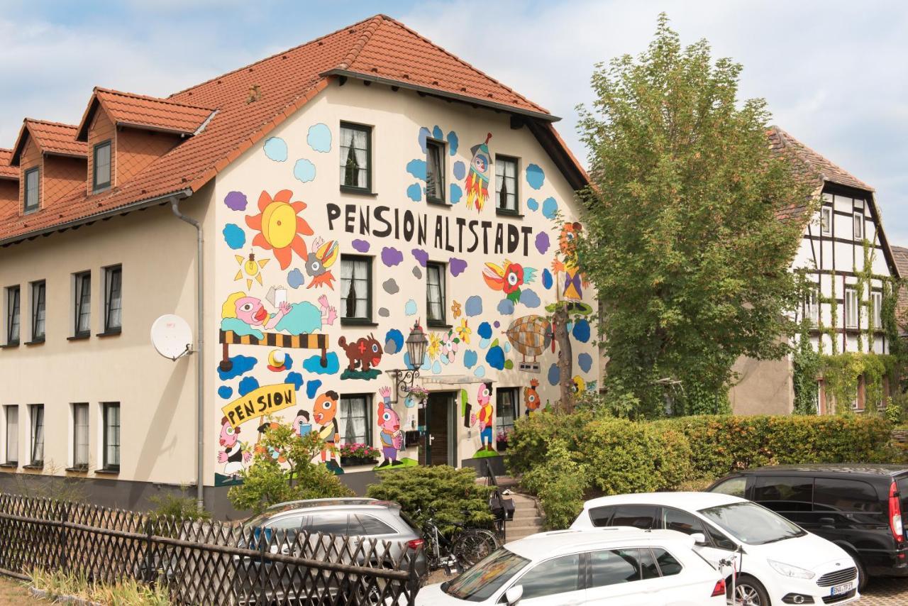 Pension Altstadt บอร์นา ภายนอก รูปภาพ